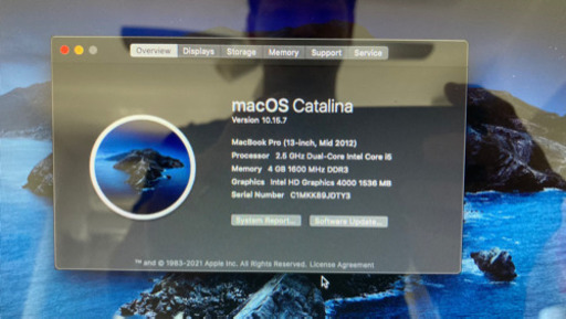 Apple Macbook Pro Mid 2012 13 inch