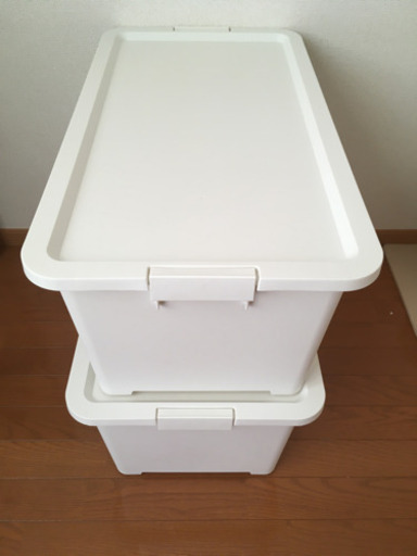 中が透けない衣装ケース2点セット