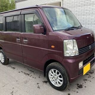 軽自動車！スズキ☆エブリイワゴン！H26年！リフトアップ！両側ス...