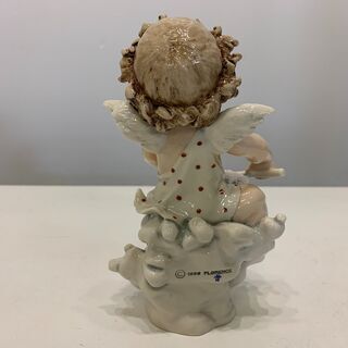 （210721）ジョゼッペ アルマーニ フローレンス 天使 置物 人形 陶器 イタリア製の画像