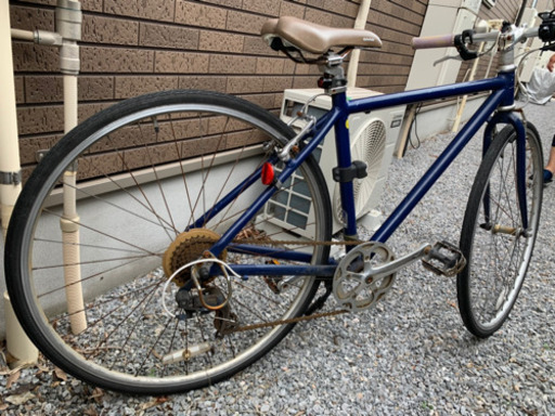 快適クロスバイク◆動作品◆ネイビー◆女性も男性も