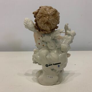 （210721）ジョゼッペ アルマーニ③／フローレンス／天使／置物／人形／陶器／イタリア製の画像