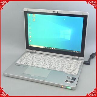 日本製 タッチ対応 ノートパソコン 中古 Win10 10.1型 Panasonic CF-RZ4AFATS 第5世代Core M-5Y70 4GB 高速SSD 無線 LibreOffice