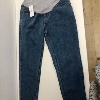 ☆新品☆ マタニティ用　服　テーパードデニム　の画像