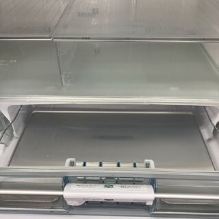 【リサイクルショップ　ピカソ　小松原】日立 HITACHI2014年製　 真空チルドFS冷蔵庫 620L・フレンチドア 6ドア クリスタルブラウン★8475★の画像