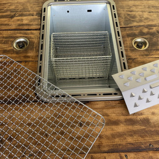 ケーブルドラムのBBQテーブル(新品七輪付き)の画像