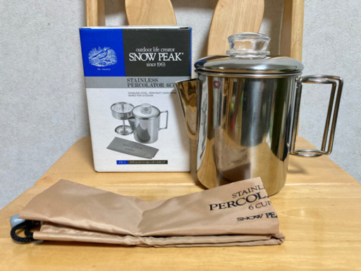 スノーピーク　パーコレーター　キャンプ　アウトドア　コーヒー