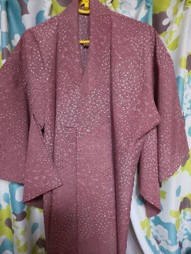 江戸小紋風きもの 一重 新品  Lサイズ