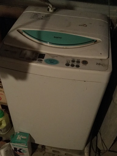 一層式全自動洗濯機　サンヨー製　7kg