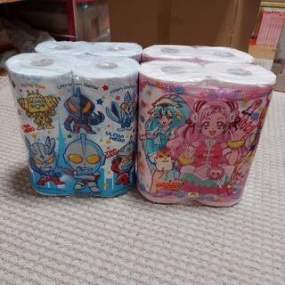 ウルトラマン、HuGっと！プリキュアのトイレットペーパー