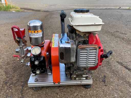 現品確認歓迎 初期不良対応可能 整備済 2.5馬力 水量13L/分 高圧40Kgf/c㎡ セット動噴 共立 HPE170H