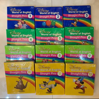 新品 リニューアル最新版 ストレートプレイ ブルーレイ ディズニー英語