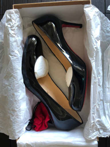 決まりました ルブタン 37 23.5cm 黒パンプス