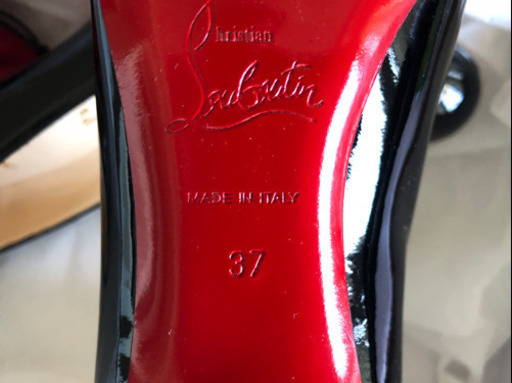 決まりました ルブタン 37 23.5cm 黒パンプス