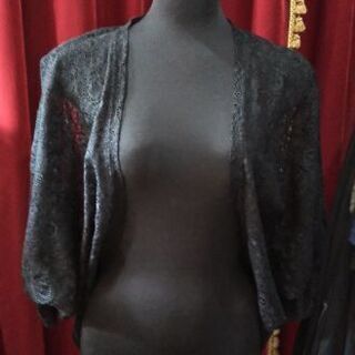 ★完売★値下げ★☆USED☆　ブラック×レース・ボレロ（3can...