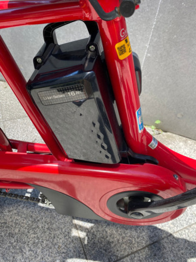 電動アシスト自転車　ママチャリ　大容量16Ahバッテリー
