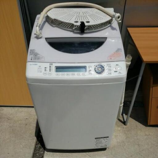 TOSHIBA 東芝 8.0/4.5kg 洗濯乾燥機 AW-80SVM ホワイト  2013年製