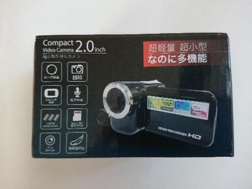 ★値下げしました★【新品同様美品】コンパクトビデオカメラ(超小型手持ちカメラ）
