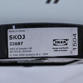 壁掛け時計　IKEA　SKOJ　イケア　時計　電池式　051Aの画像