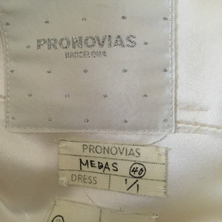 ウエディングドレス　pronovias プロノビアスの画像