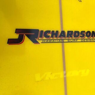 中古ロングボード RICHARDSON イエローの画像
