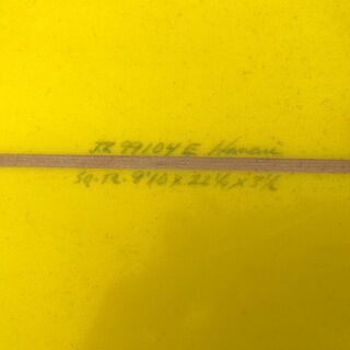中古ロングボード RICHARDSON イエローの画像
