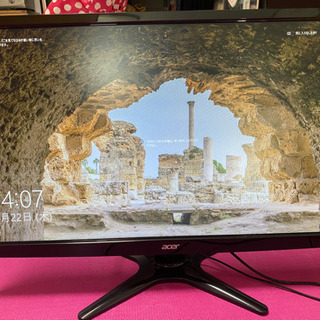 【引き渡し先決まりました】24インチ液晶モニタ acer G246HLABIDの画像