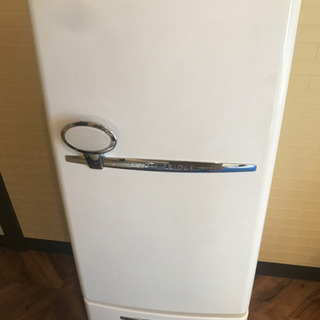 レトロ風の可愛いいナショナル冷凍冷蔵庫　【配達可】の画像