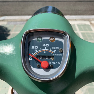2万円値下げ スーパーカブ 80cc 50ボアアップ 丸目C50改の画像