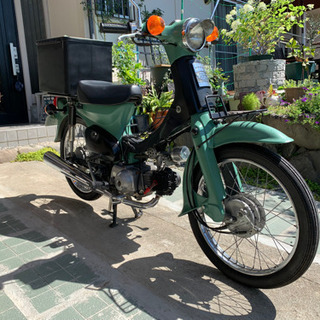 2万円値下げ スーパーカブ 80cc 50ボアアップ 丸目C50改の画像