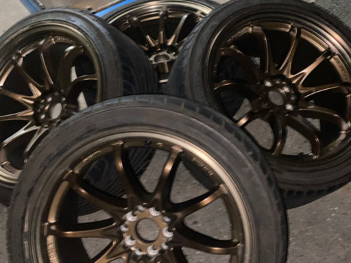 ドリケツ　Rays CE28風　9.5j18インチ＋0 265/35/18