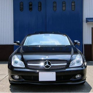 ベンツ　CLS350フロント／サイドカーボン調スポイラー　ベージュ内装　車検令和5年1月☆の画像