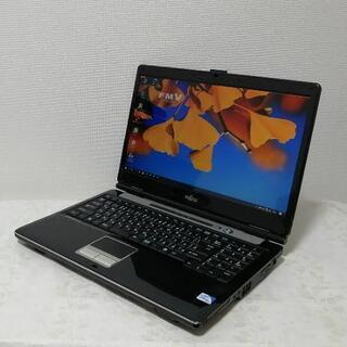 ★すぐ使え 光沢★初心者OK サポート充実win10ffice2019 富士通　FMV ノート
の画像