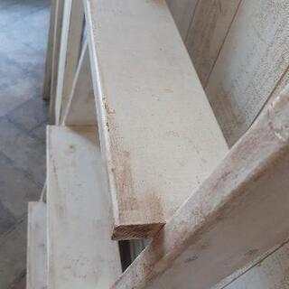 【⚠️ご予約品】フレンチアンティークな白いラダー　ハシゴ　カフェインテリアにもの画像