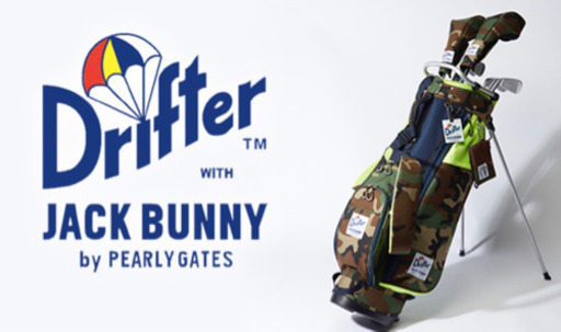 Jack Bunny!! × Drifterコラボキャディバッグ ヘッドカバー×2