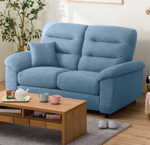3/5 値下げ⭐️美品⭐️NITORI Nポケット A12 2人掛けソファ ハイバック ポケットコイル ニトリ 定価7.2万