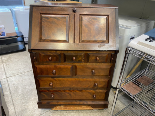 松本民芸家具 ライティングビューロー ミズザクラ デスク 机