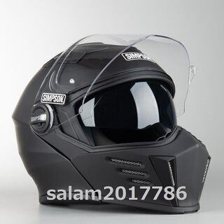 SIMPSON ダークサム 艶消し黒 M(57-58)土曜迄￥59,800→￥57,000-★取り寄せ品★の画像