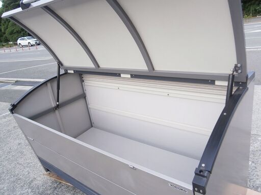 ☆中古品 ヨドコウ（YODOKO）野外ゴミ箱 ヨドダストピット 1000L 1800ｘ753ｘ1036ｍｍ☆