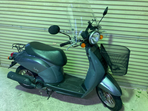 【売約済】自賠責令和7年1月迄 実働 BT新品 バリ溝 ホンダ AF61 トゥデイ 4スト 原付バイク スクーター ガンメタ