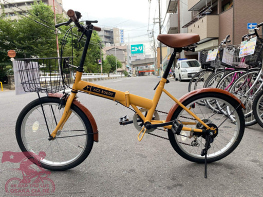 ◆人気の20インチ◆自転車（リサイクル車）オレンジ