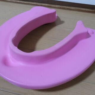 リッチェル　ソフト補助便座　ピンク（中古）の画像