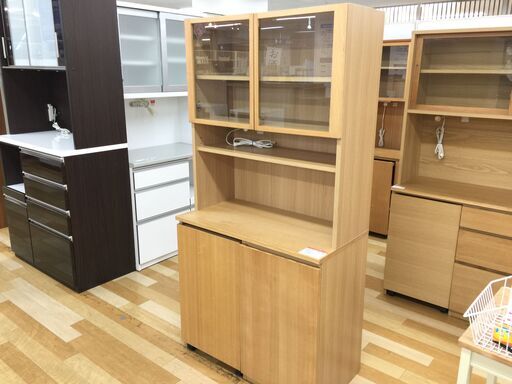 無印良品　2枚扉レンジボード 【トレファク岸和田店】