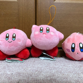 星のカービィ　マスコット3種類