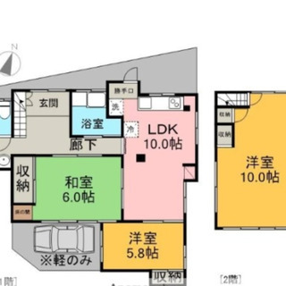 富士市天間　戸建貸家　ペットOK　 − 静岡県