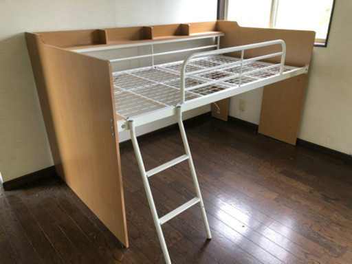 収納バッチリの子供用ベッド　現金決済