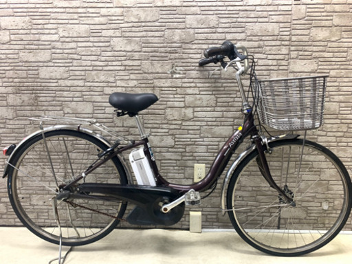 東京23区配達無料　新基準　ブリヂストン　アシスタ 新品バッテリー8.9Ah リチウム 電動自転車☆中古☆BS☆ 26インチ