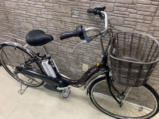 東京23区配達無料　新基準　ブリヂストン　アシスタ 新品バッテリー8.9Ah リチウム 電動自転車☆中古☆BS☆ 26インチ 
