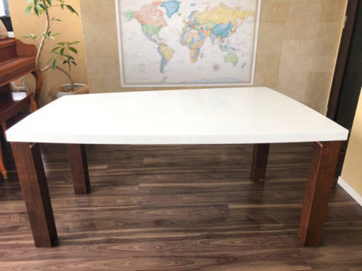 ミキモク　変形ダイニングテーブル