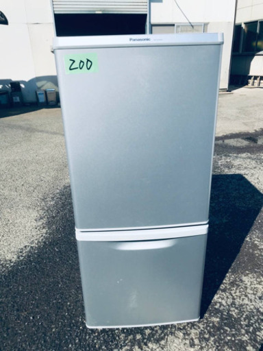 200番 Panasonic ✨ノンフロン冷凍冷蔵庫✨NR-B149W-S‼️